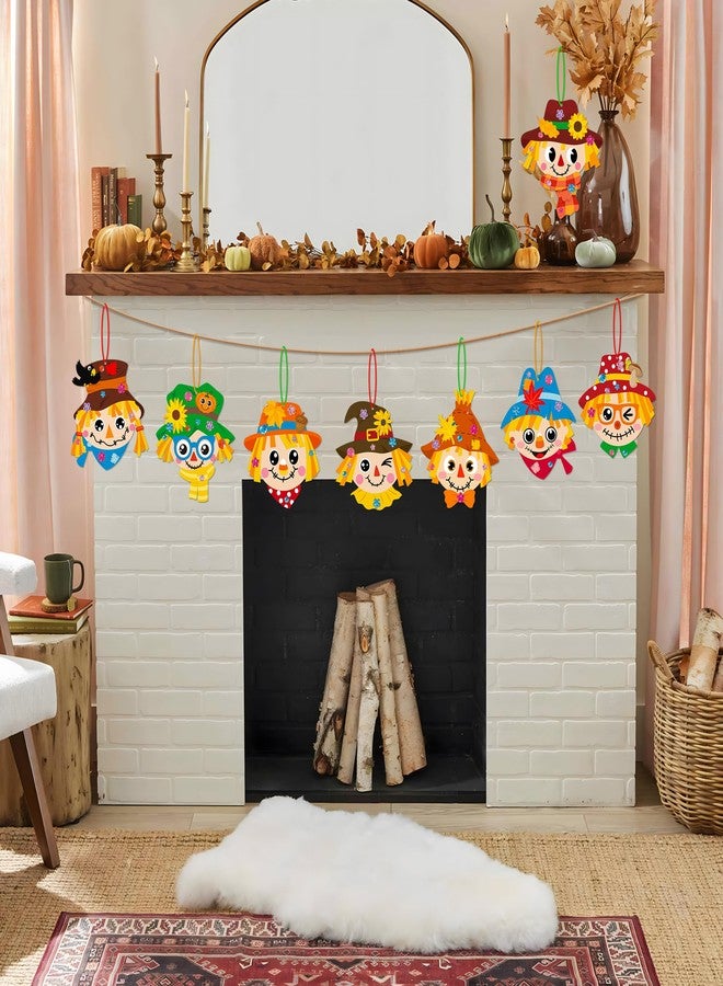 Eternity sky 54PCS Fall Thanksgiving Scarecrow Crafts Kits for Kids: DIY Autumn Ornaments Arts and Crafts for School Games Classroom Activities Home Party Supplies - Image 2